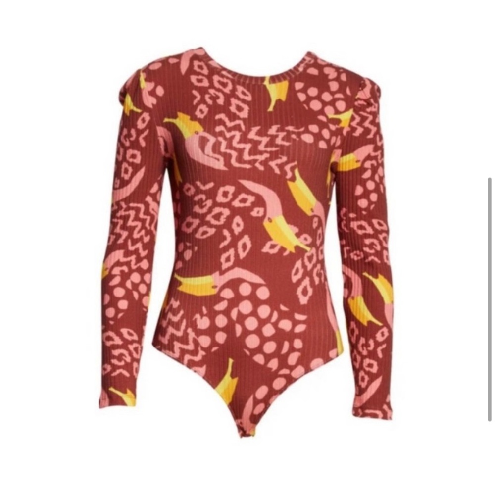 NWT FARM Rio Toucanissimo Long Sleeve Bodysuit NWT